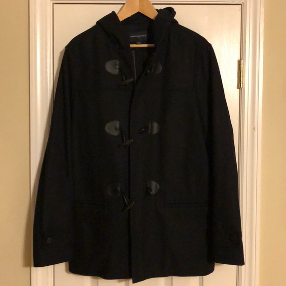 Banana Republic wool pea coat- like new - Picture 1 of 8